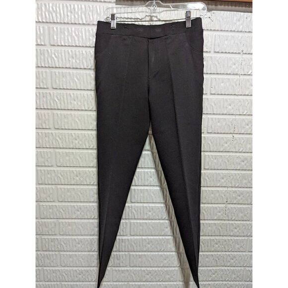 Planet by Lauren G Women's Black Fitted High Waist Scuba Knit Leggings Size 2 - Picture 1 of 9